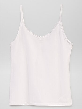 Camiseta interior de tirantes finos