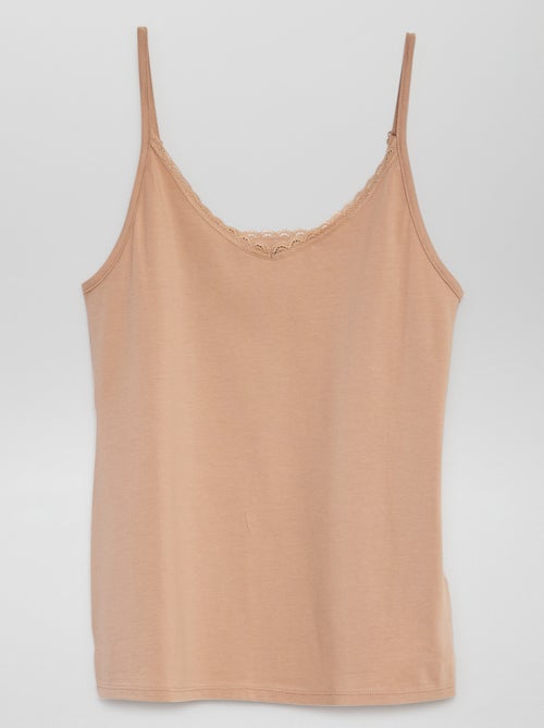 Camiseta interior de tirantes finos - Kiabi