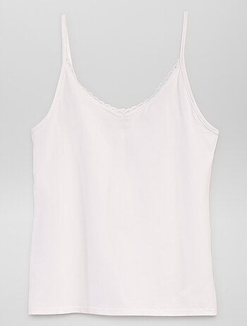 Camiseta interior de tirantes finos