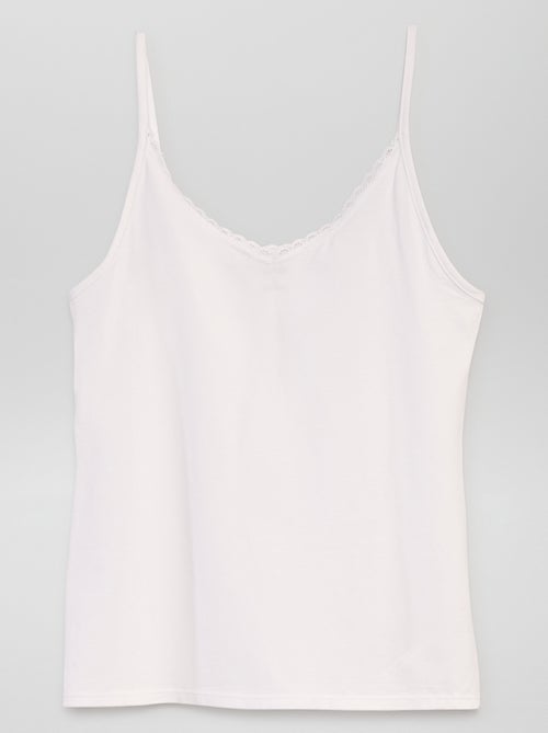 Camiseta interior de tirantes finos - Kiabi