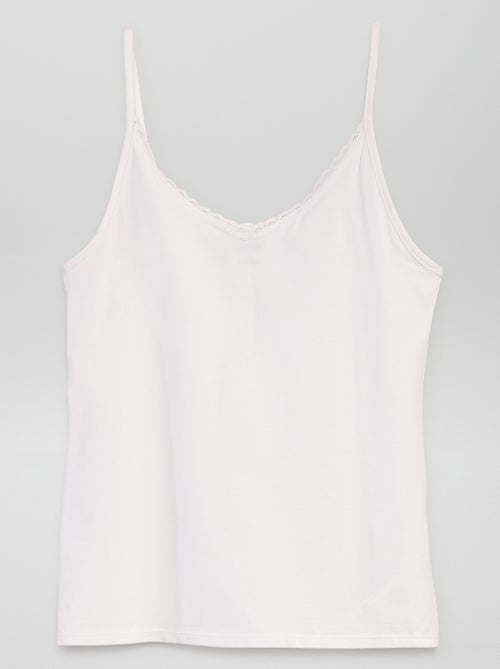 Camiseta interior de tirantes finos - Kiabi