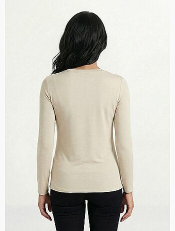 Camiseta interior elástica con cuello alto - Afibel