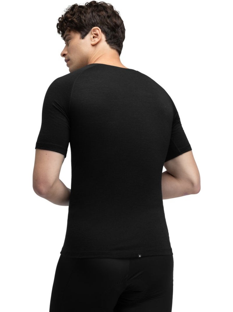 Camiseta interior lana hombre ciclismo hombre srx  ice Negro - Kiabi