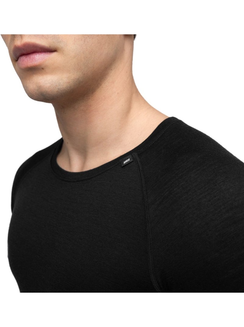 Camiseta interior lana hombre ciclismo hombre srx  ice Negro - Kiabi