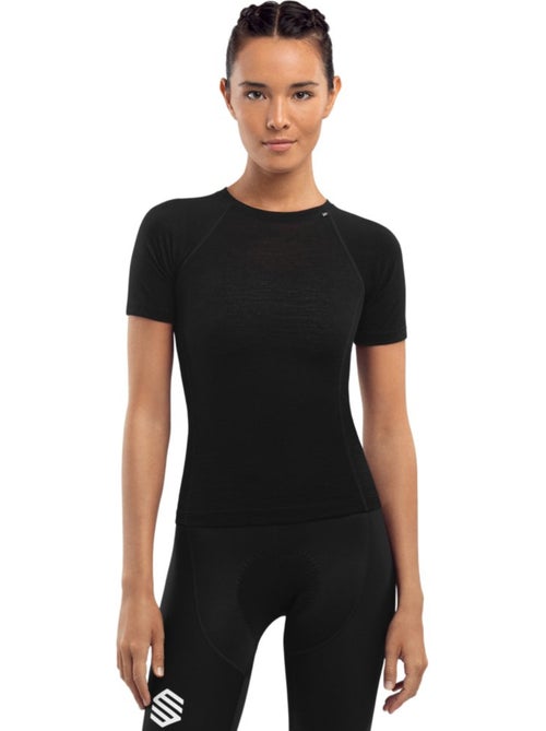 Camiseta interior lana mujer ciclismo mujer srx premium skin - Kiabi
