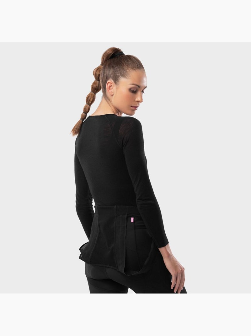 Camiseta interior lana mujer ciclismo mujer srx team Negro - Kiabi