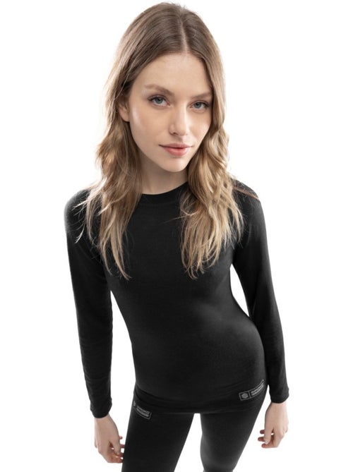 Camiseta interior lana mujer esquí y nieve mujer srx siberia - Kiabi