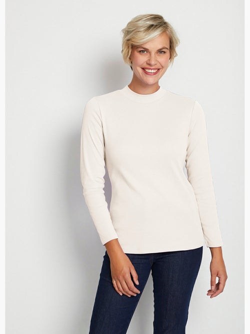 Camiseta interior larga de punto suave y flexible - Afibel - Kiabi