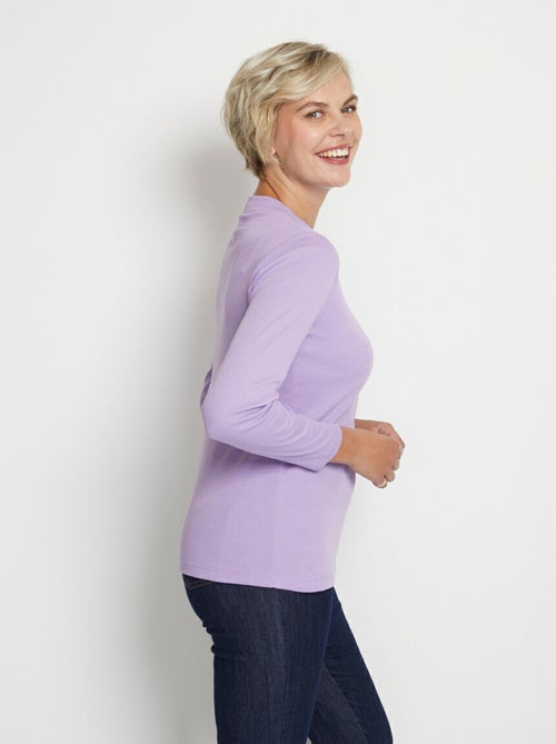 Camiseta interior larga de punto suave y flexible - Afibel - Kiabi