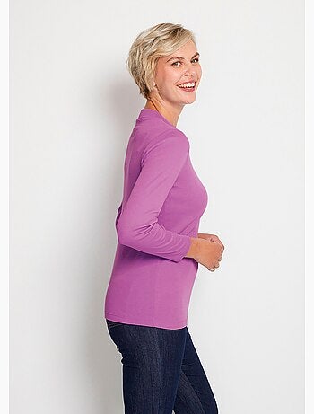 Camiseta interior larga de punto suave y flexible - Afibel