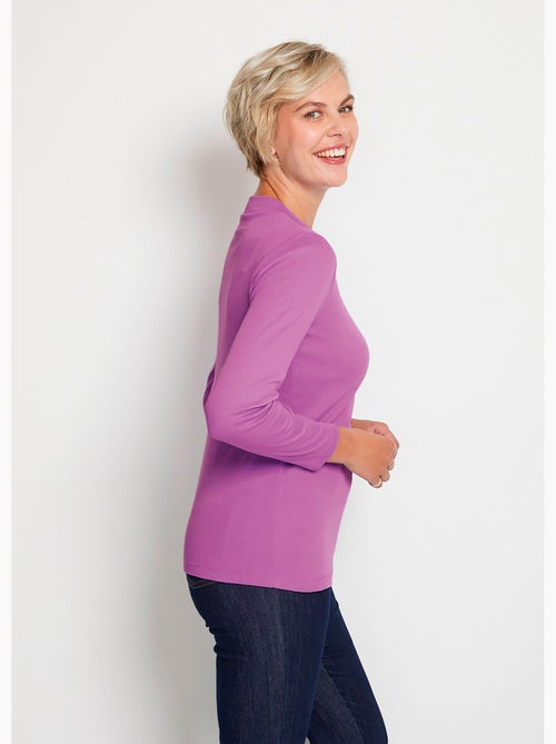 Camiseta interior larga de punto suave y flexible - Afibel - Kiabi
