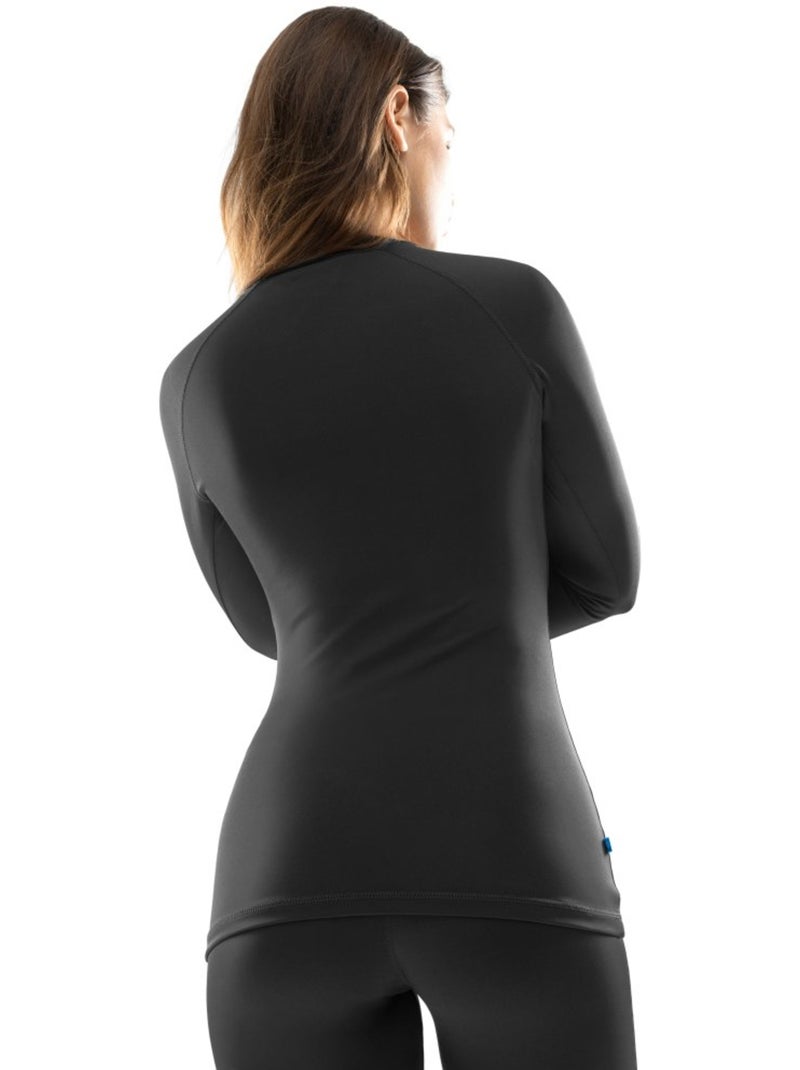 Camiseta interior térmica esquí mujer esquí y nieve mujer kandahar Negro - Kiabi