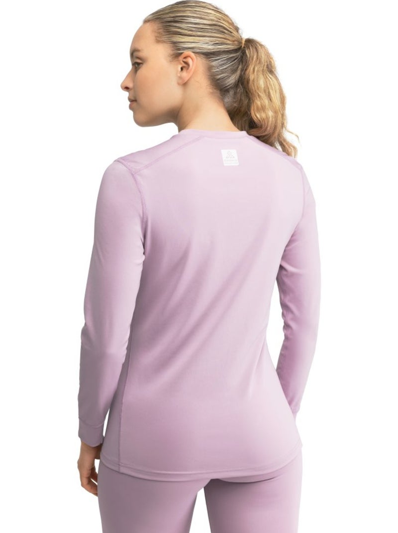 Camiseta interior térmica montaña mujer senderismo mujer spur Rosa - Kiabi