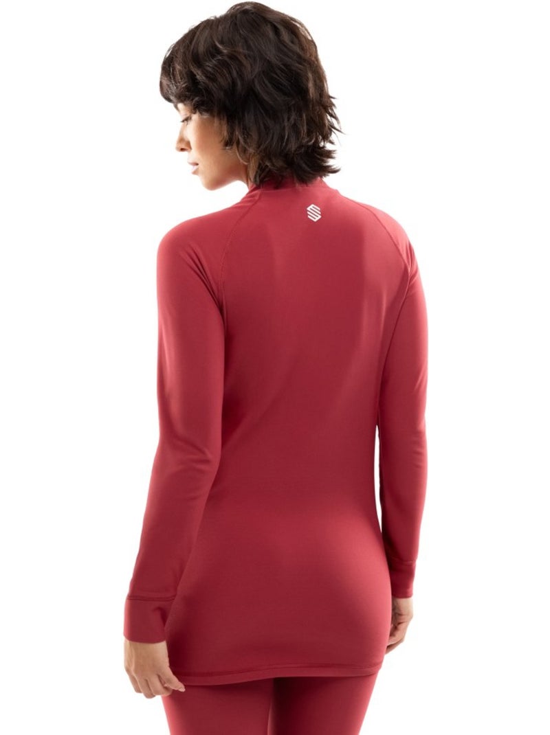 Camiseta interior térmica mujer esquí y nieve mujer slush-w Marrón - Kiabi