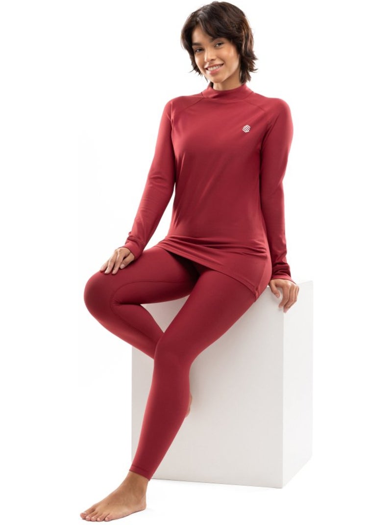 Camiseta interior térmica mujer esquí y nieve mujer slush-w Marrón - Kiabi