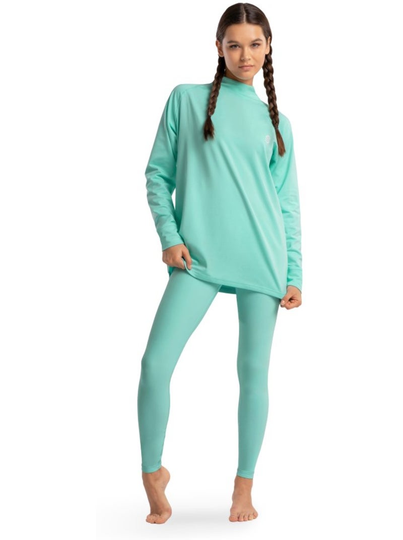 Camiseta interior térmica mujer esquí y nieve mujer slush-w Turquesa - Kiabi
