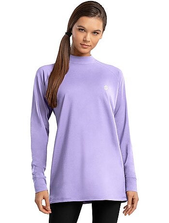 Camiseta interior térmica mujer esquí y nieve mujer slush-w violet