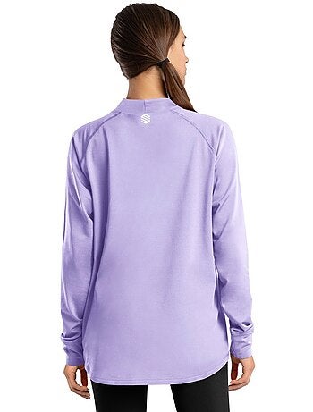 Camiseta interior térmica mujer esquí y nieve mujer slush-w violet