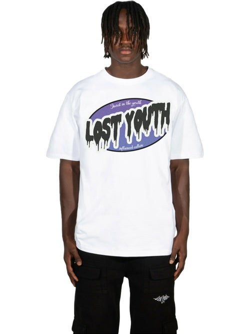 Camiseta invest para adultos unisex - lost youth - Kiabi