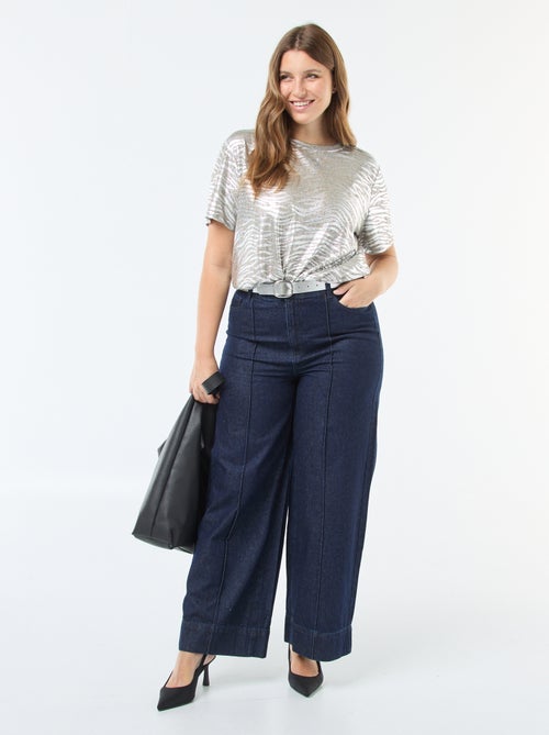 Camiseta iridiscente 'Only Carmakoma' - Kiabi