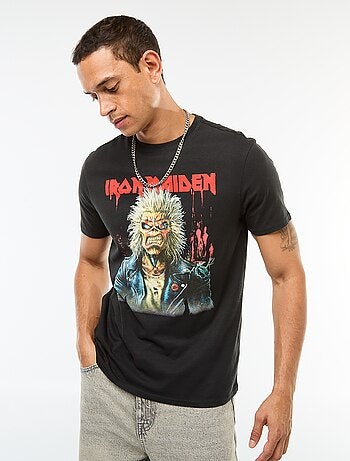 Camiseta 'Iron Maiden' de manga corta