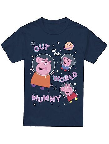 Camiseta is out of this world de mamá pig para hombre - peppa pig