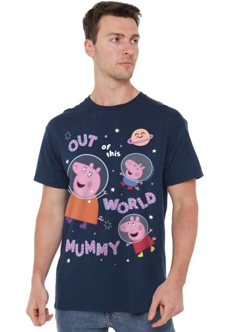 Camiseta is out of this world de mamá pig para hombre - peppa pig - Kiabi