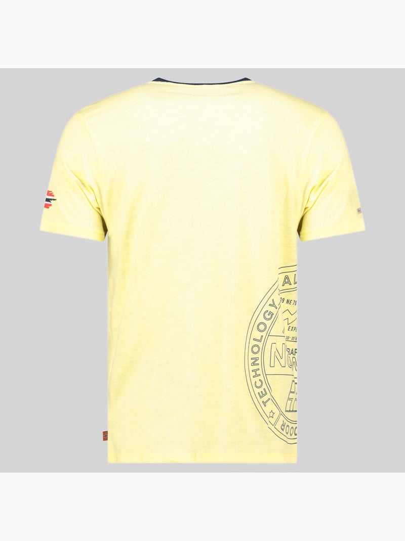 Camiseta j-flag – geographical norway Amarillo - Kiabi
