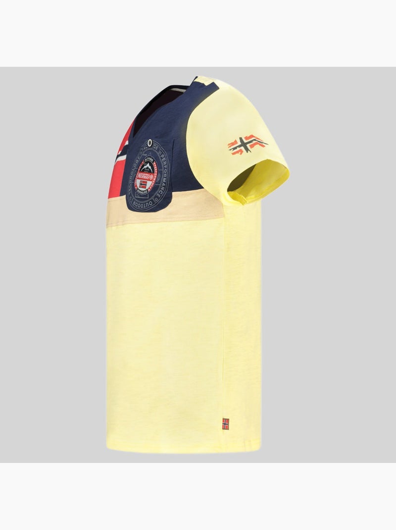 Camiseta j-flag – geographical norway Amarillo - Kiabi