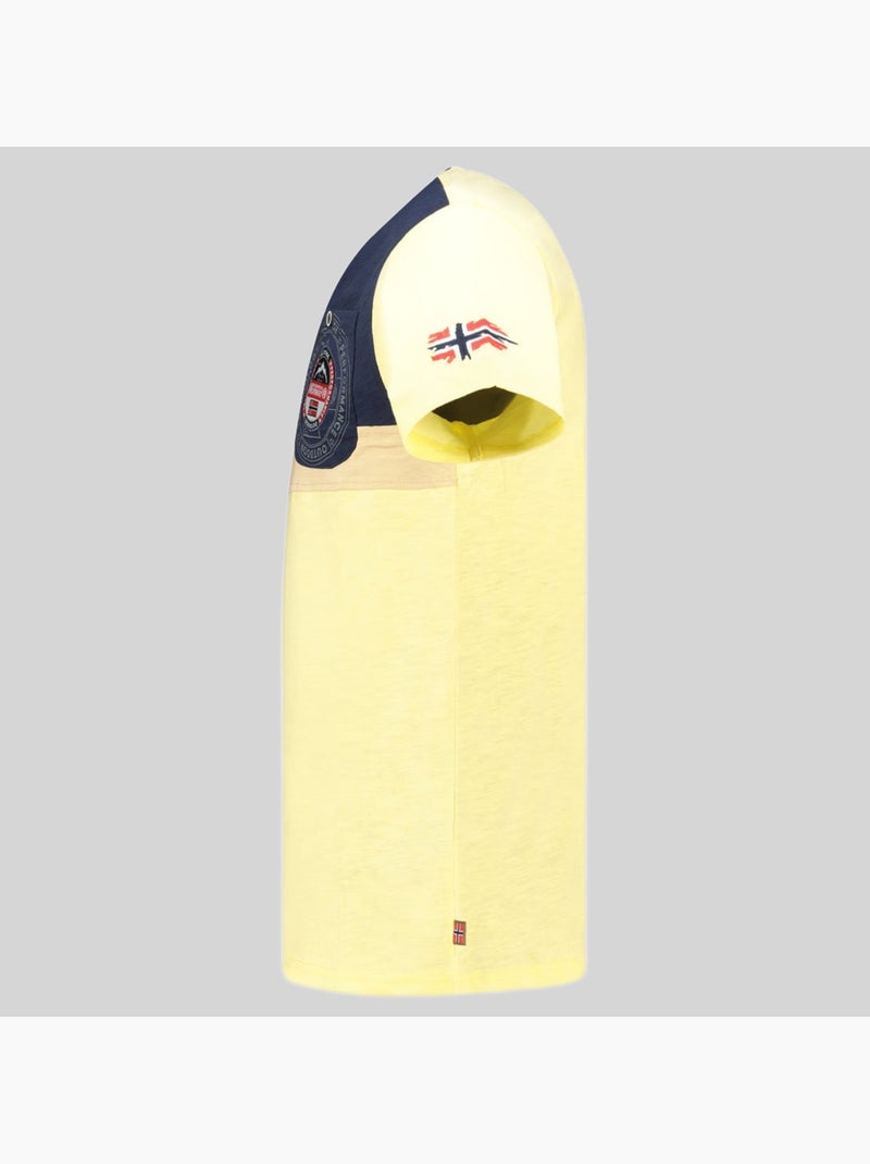 Camiseta j-flag – geographical norway Amarillo - Kiabi