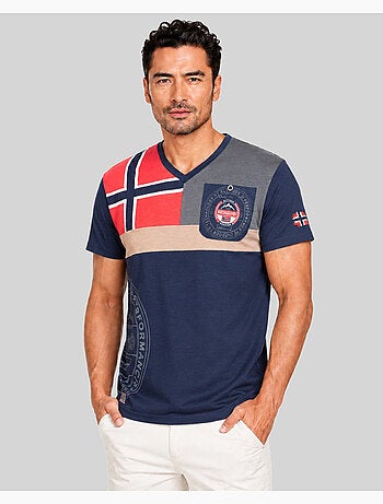Camiseta j-flag – geographical norway
