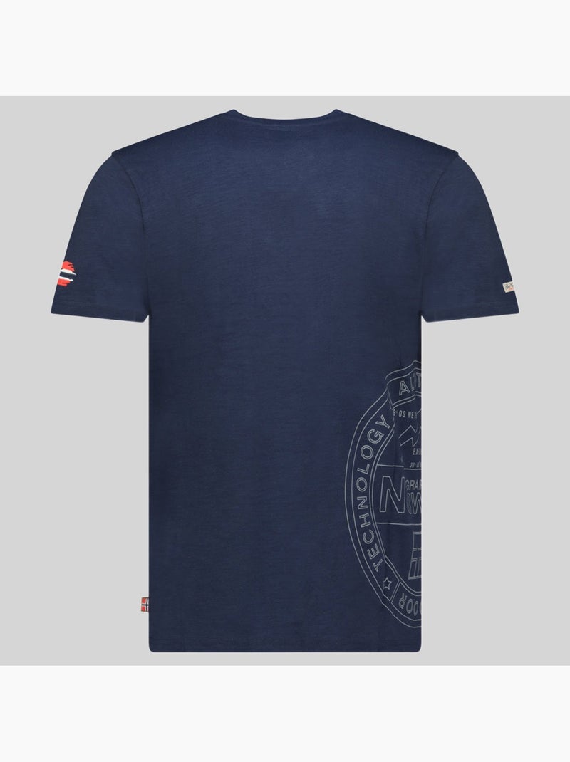 Camiseta j-flag – geographical norway Azul marino - Kiabi