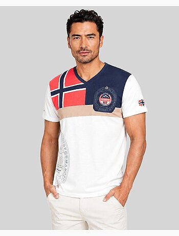 Camiseta j-flag – geographical norway