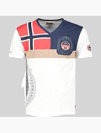 Camiseta j-flag – geographical norway