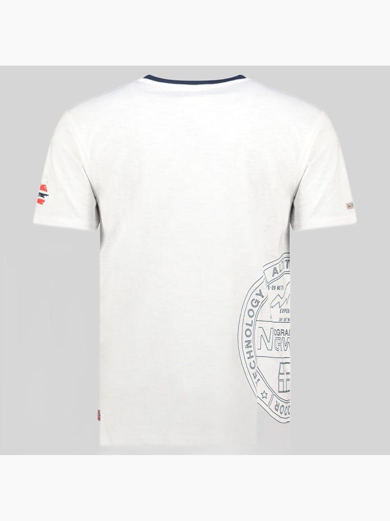 Camiseta j-flag – geographical norway Blanco roto - Kiabi