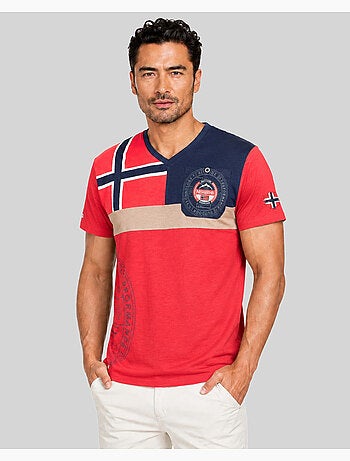 Camiseta j-flag – geographical norway