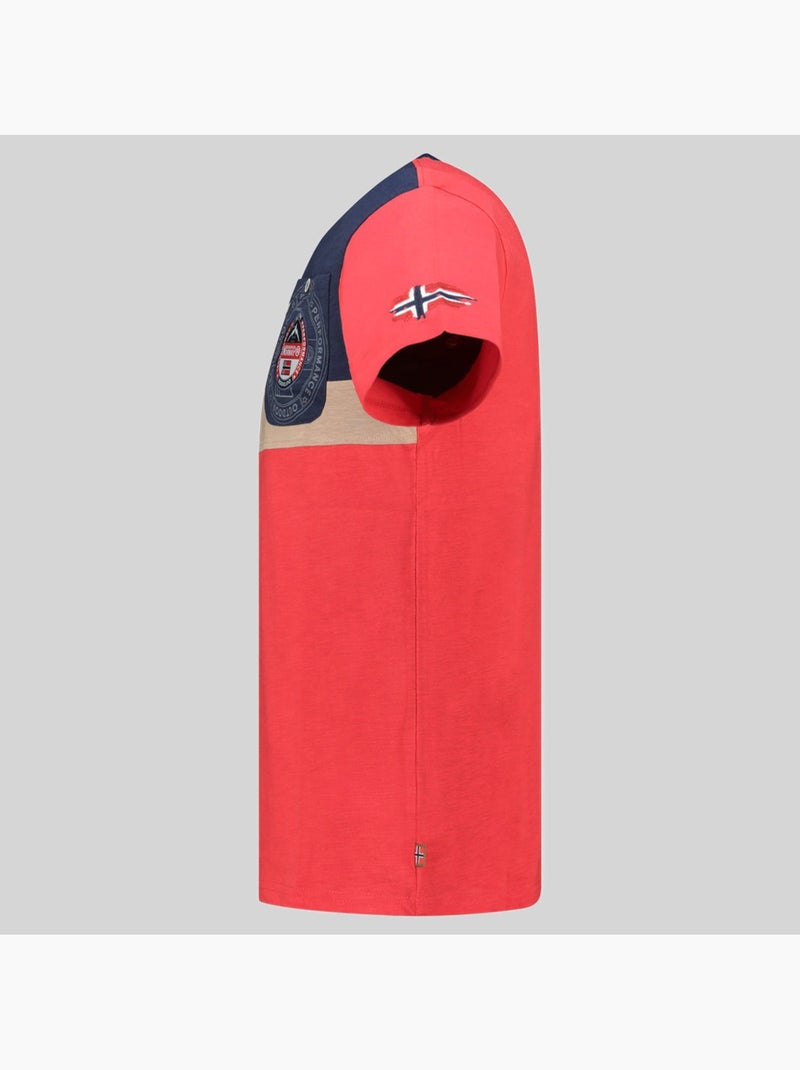 Camiseta j-flag – geographical norway Rojo - Kiabi