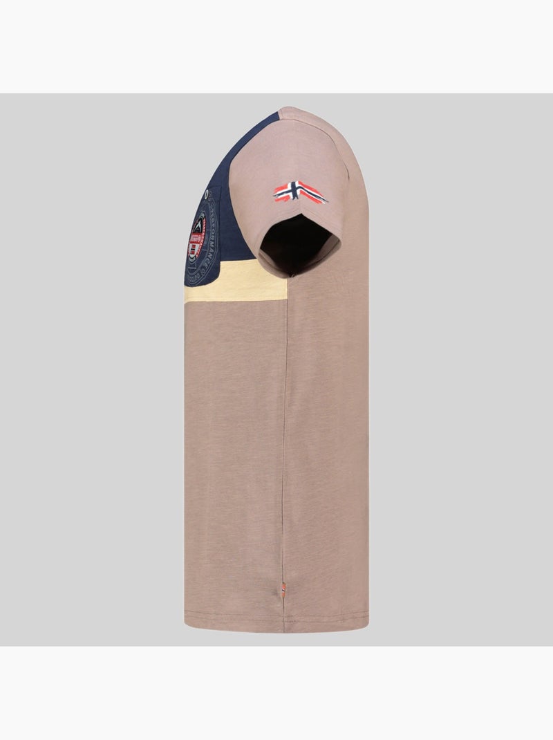 Camiseta j-flag – geographical norway Taupe - Kiabi