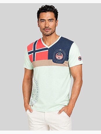 Camiseta j-flag – geographical norway