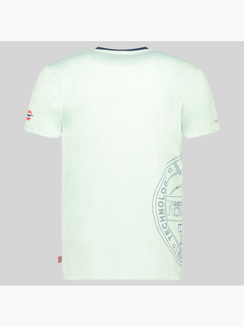 Camiseta j-flag – geographical norway Verde pastel - Kiabi