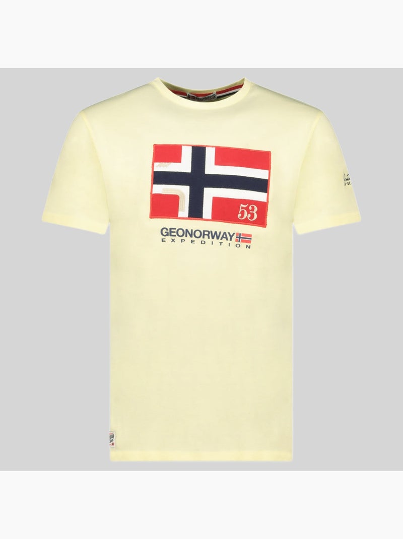 Camiseta j-newflag – geographical norway Amarillo - Kiabi