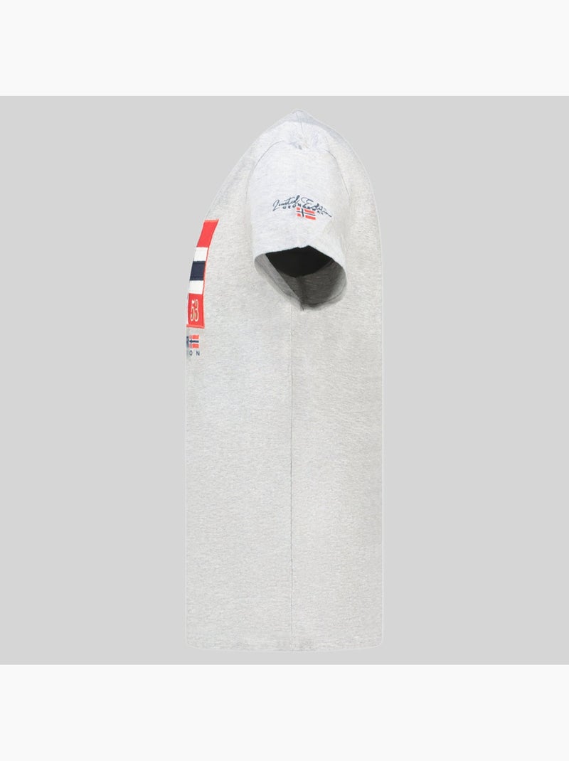 Camiseta j-newflag – geographical norway Gris claro - Kiabi