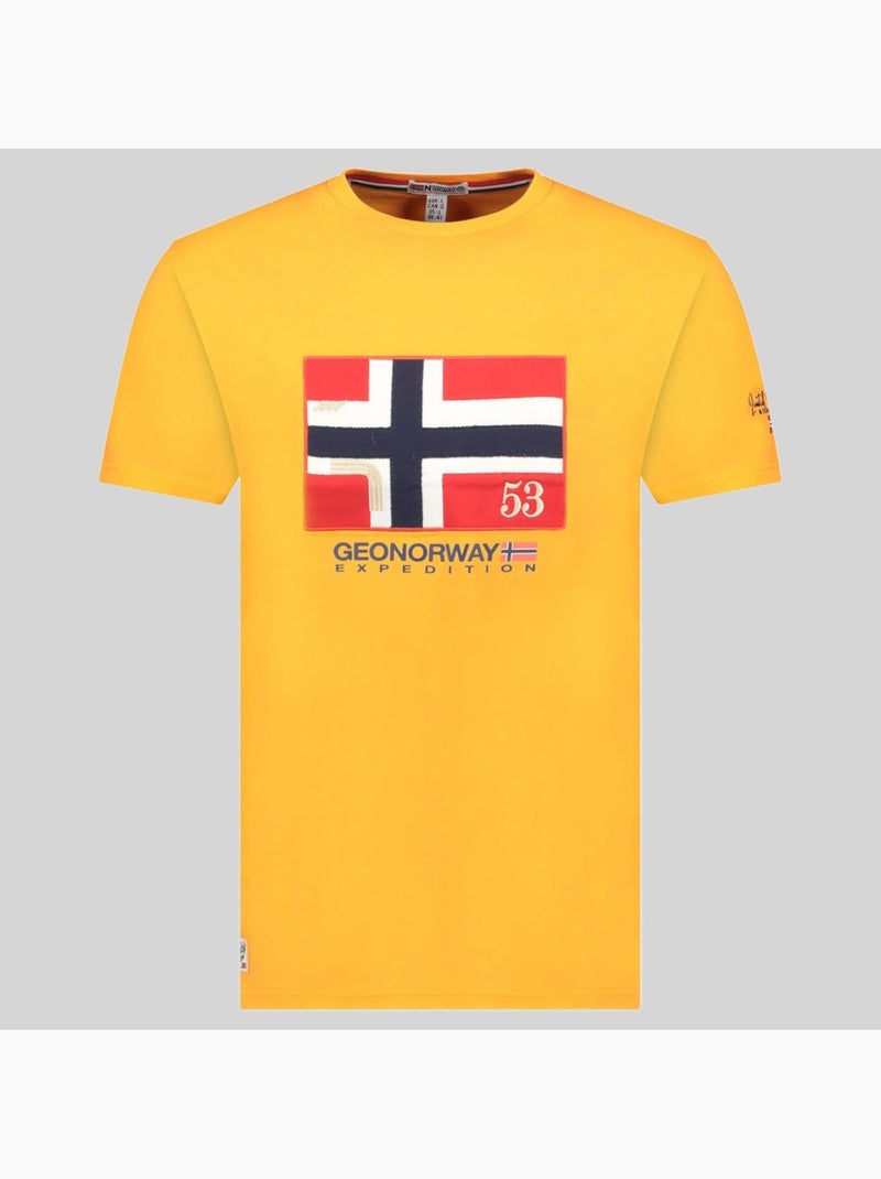 Camiseta j-newflag – geographical norway Naranja - Kiabi