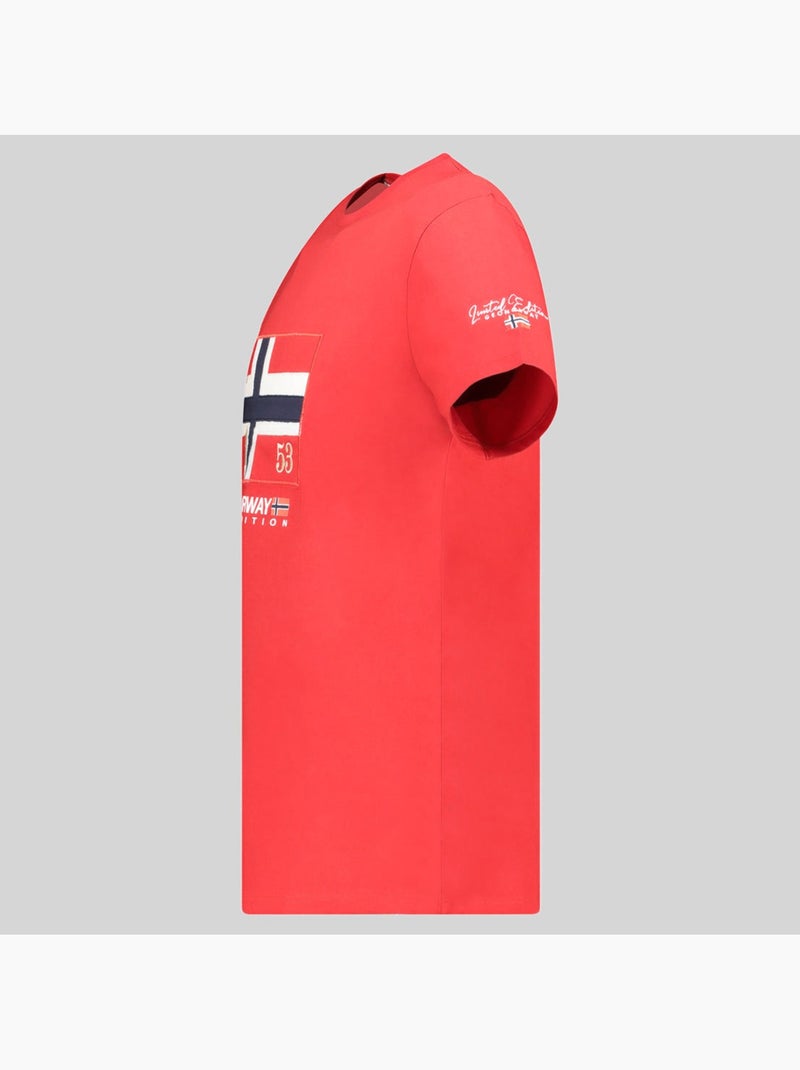 Camiseta j-newflag – geographical norway Rojo - Kiabi