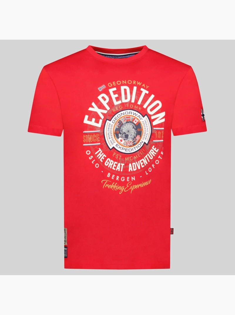Camiseta jaldemar – geographical norway Rojo - Kiabi