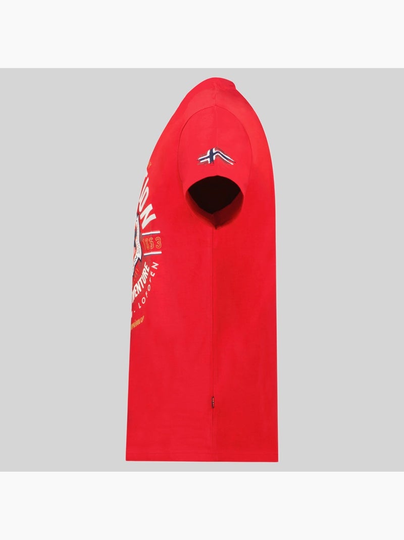 Camiseta jaldemar – geographical norway Rojo - Kiabi
