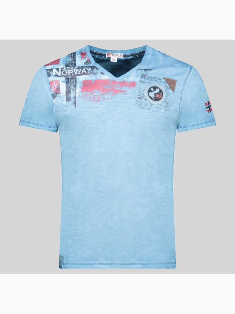 Camiseta jamo – geographical norway Azul - Kiabi