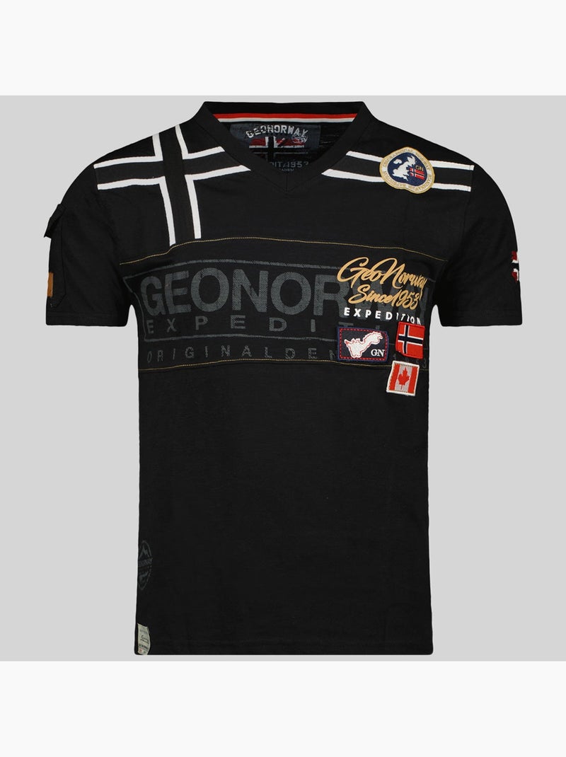 Camiseta jaradock – geographical norway Negro - Kiabi