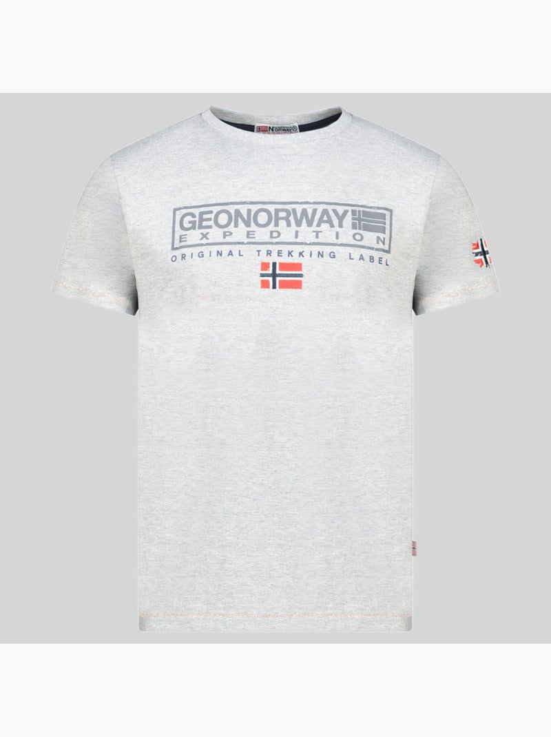 Camiseta jasic – geographical norway Gris claro - Kiabi