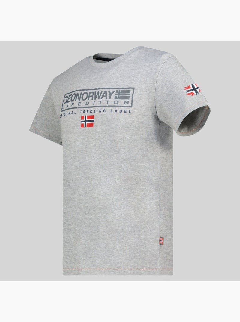 Camiseta jasic – geographical norway Gris claro - Kiabi